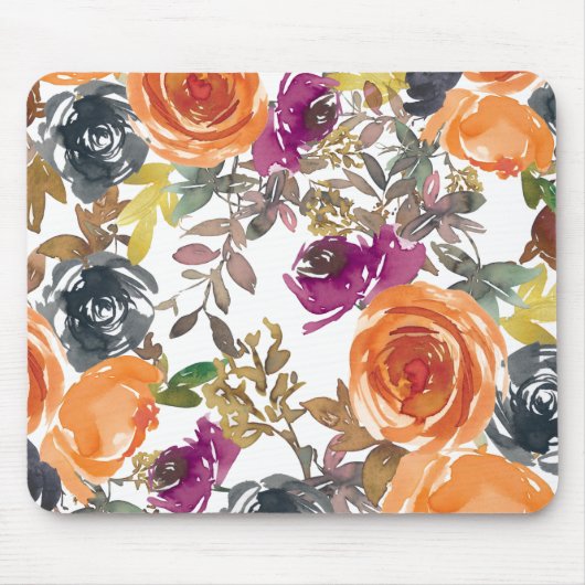 Blumenvorhänge Mousepad (Vorne)