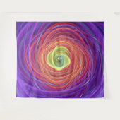 Blumenvortex Wandteppich (Vorderseite (Horizontal))