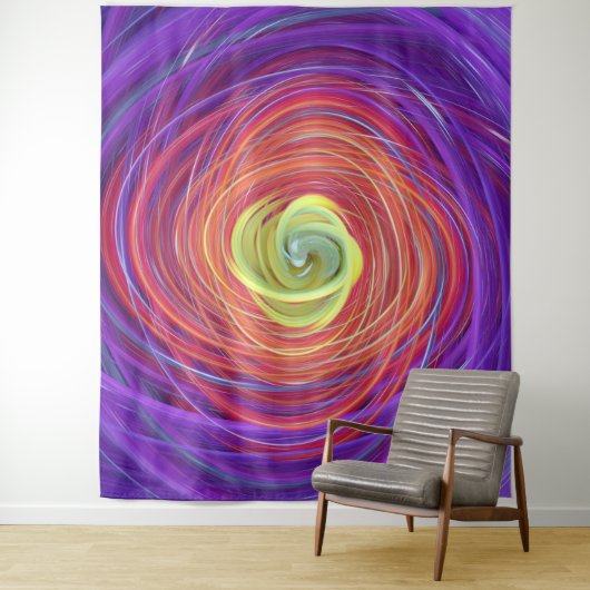 Blumenvortex Wandteppich (Beispiel)