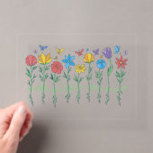 Blumenwachstumsdesign Acryleinladungen (Insitu (Handheld))
