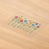 Blumenwachstumsdesign Acryleinladungen (Ablage )