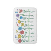 Blumenwachstumsdesign Badematte (Vorderseite Vertikal)