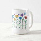 Blumenwachstumsdesign Kaffeetasse (VorderseiteRechts)