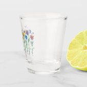 Blumenwachstumsdesign Schnapsglas (Rechts)