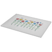 Blumenwachstumsdesign Schneidebrett (Ecke)