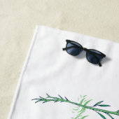 Blumenwachstumsdesign Strandtuch (Beispiel)
