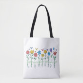 Blumenwachstumsdesign Tasche (Vorderseite)