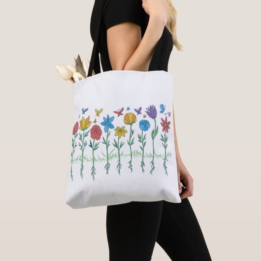 Blumenwachstumsdesign Tasche (Von Nahem)