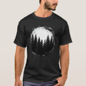 Blumenwald Circle Tree Loving Forest Tree T-Shi T-Shirt (Vorderseite)