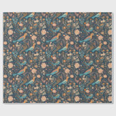 Blumenwald Geschenkpapier (Flach)