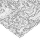 Blumenwald Grauer Weißwald Tiermuster Tischdecke (Schrägansicht)