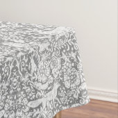 Blumenwald Grauer Weißwald Tiermuster Tischdecke (Beispiel)