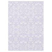 Blumenwald Lila Lilac Forest Tiermuster Tischdecke (Vorderseite)