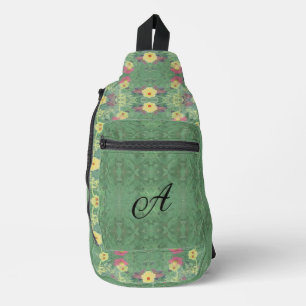 Blumenwaldfußboden Druck Nähtasche Crossbody Bag