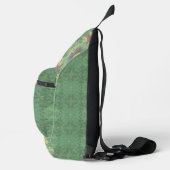 Blumenwaldfußboden Druck Nähtasche Crossbody Bag (Rechts)