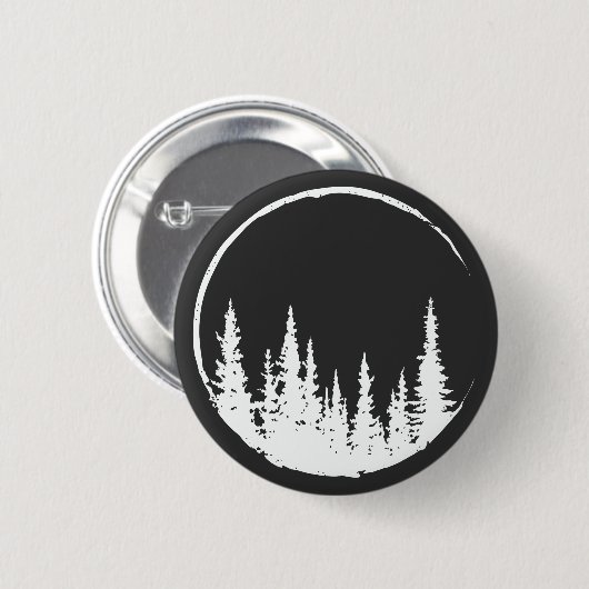 Blumenwaldkreislauf-Baum Liebeswald Baum Button (Vorne & Hinten)
