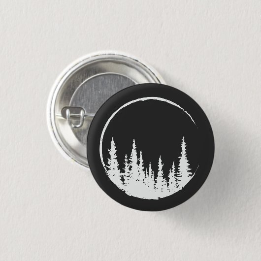 Blumenwaldkreislauf-Baum Liebeswald Baum Button (Vorne & Hinten)