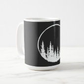 Blumenwaldkreislauf-Baum Liebeswald Baum Kaffeetasse (Vorderseite Links)