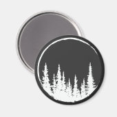 Blumenwaldkreislauf-Baum Liebeswald Baum Magnet (Vorderseite/Rückseite)