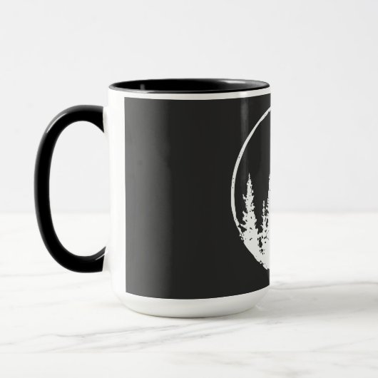 Blumenwaldkreislauf-Baum Liebeswald Baum Tasse (Links)