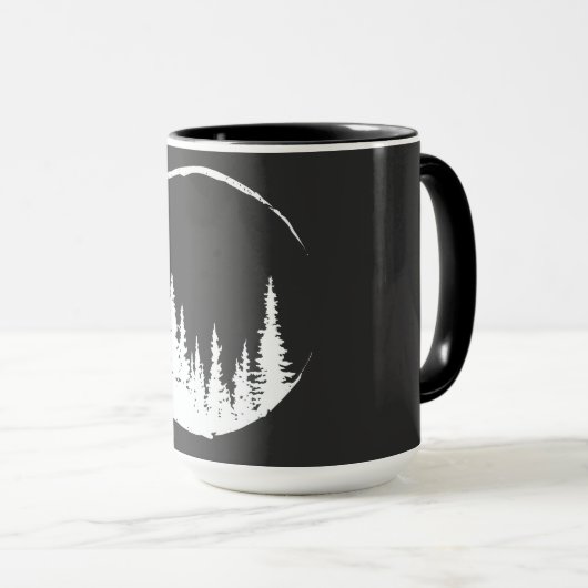 Blumenwaldkreislauf-Baum Liebeswald Baum Tasse (VorderseiteRechts)