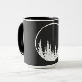 Blumenwaldkreislauf-Baum Liebeswald Baum Tasse (Vorderseite Links)