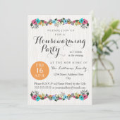 Blumenwaldland Party Einladungen (Stehend Vorderseite)