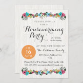 Blumenwaldland Party Einladungen (Vorne/Hinten)