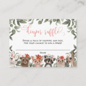 Blumenwaldtiere Waldmädchen Begleitkarte (Vorderseite)