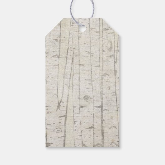 Blumenwaldtiere Waldmädchen Geburtstagsgeschenk Geschenkanhänger (Rückseite)