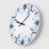 Blumenwall-Uhr Große Wanduhr (Winkel)