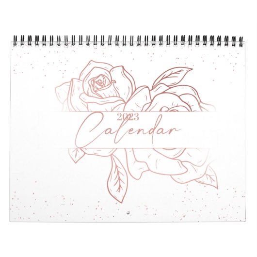 Blumenwallkalender 2023 | PINK Kalender (Titelbild)