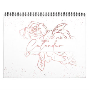 Blumenwallkalender 2023   PINK Kalender