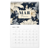 Blumenwallkalender 2024 mit positiven Worten Kalender (Mär 2026)