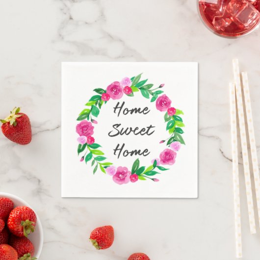 Blumenwärmung Serviette (Beispiel)