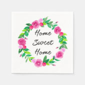 Blumenwärmung Serviette (Vorderseite)