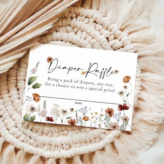 Blumenwaschmaschine Babyduschkarte Mitteilungskarte