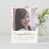 Blumenwasser Abschluss Ankündigung Foto (Stehend Vorderseite)