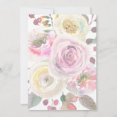 Blumenwasser Abschluss Ankündigung Foto (Rückseite)