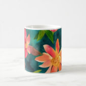 Blumenwasser-Farbmuster Verwandlungstasse (Mittel)