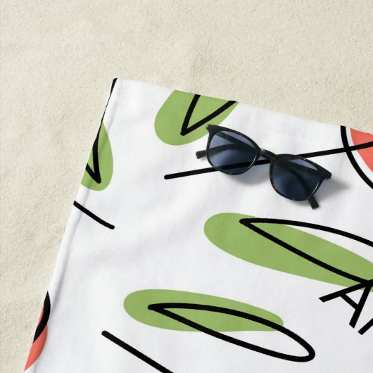 Blumenwasser-Junggeselinnen-Abschied Personalisier Strandtuch (Beispiel)