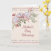 Blumenwasser Muttertagsgesegnung Karte (Gelbe Blume)