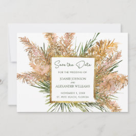 Blumenwasser Pampas Grass Wedding Save The Date