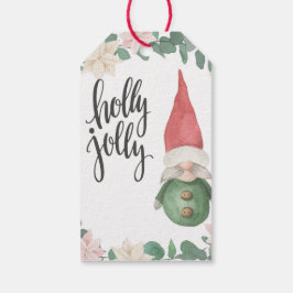 Blumenwasser-Weihnachtsmänner GenomgiftTags Geschenkanhänger