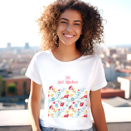 Blumenweibchen farbenfroher Sommer 30. Geburtstag T-Shirt