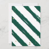 Blumenweihnachtsdusche Einladung (Rückseite)