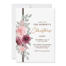 Blumenweihnachtskarte