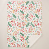 Blumenweihnachtskuchen Sherpadecke (Vorderseite)