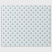 Blumenweihnachtspapier mit Blockdruck Geschenkpapier (Flach)