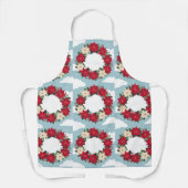 Blumenweihnachtsüberdrucke Schürze (Vorderseite)